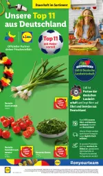 Gazetka promocyjna Lidl - Aktionsprospekt - Gazetka - ważna od 22.06 do 22.06.2024 - strona 58 - produkty: Abtei, angebot, auer, cocktail, cocktails, cola, discount, eis, erde, frucht, Lauchzwiebel, lauchzwiebeln, magazin, obst, Obst und Gemüse, pflanze, pflanzen, pril, Rauch, reis, rucola, Sport, strauchtomaten, Ti, tomate, tomaten, und gemüse, zwiebel, zwiebeln