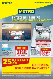 Gazetka promocyjna Metro - NonFood - Gazetka - ważna od 26.01 do 26.01.2022 - strona 1 - produkty: angebot, angebote, auto, decke, eis, Elektro, elle, erde, Fahrrad, fernseher, heimtextilien, kaffee, kleid, Kleidung, küche, Küchen, LG, Metro, milch, reis, schuhe, Sport, teller, Ti, tisch, top-hit, uhd, wasser