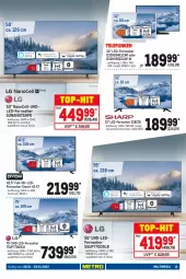 Gazetka promocyjna Metro - NonFood - Gazetka - ważna od 26.01 do 26.01.2022 - strona 13 - produkty: fernseher, LG, Ti, top-hit, uhd