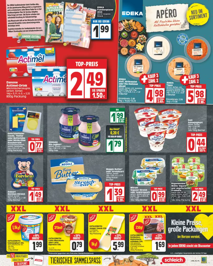 Aktueller Prospekt E Center - Angebote der Woche - von 02.10 bis 07.10.2023 - strona 9 - produkty: actimel, Becher, deka, drink, eier, eis, Elan, elle, gewürz, gewürzquark, joghur, joghurt, preisvorteil, quark, reis, rezept, rügenwalder, sahne, Sahnejoghurt, snack, snacks, Ti, top-preis, Vegeta, ZTE