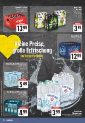 Gazetka promocyjna E Center - Angebote der Woche - Gazetka - ważna od 03.06 do 03.06.2023 - strona 20 - produkty: aktionspreis, Alwa, eis, elle, mineralwasser, reis, steiner, Ti, warsteiner, wasser