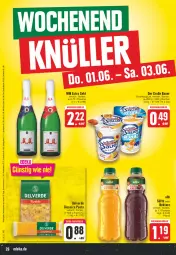 Gazetka promocyjna E Center - Angebote der Woche - Gazetka - ważna od 03.06 do 03.06.2023 - strona 26 - produkty: aprikose, aprikosen, auer, Bau, Bauer, Becher, erde, flasche, frucht, fruchtjoghurt, gurke, gurken, joghur, joghurt, mm extra, Nektar, pasta, rind, rinder, rum, säfte, salat, Salatgurke, salatgurken, sekt, Ti