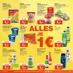 Gazetka promocyjna Real - Prospekt - Gazetka - ważna od 05.08 do 05.08.2023 - strona 9 - produkty: Becher, beutel, cider, creme, duschgel, ecco, edelcreme, eis, fa duschgel, fleisch, frucht, fruchtfleisch, fruchtsecco, joghur, joghurt, joghurt mild, kartoffel, Käse, knorr, LG, mac, mit frucht, Mutti, papier, pfanni, Ria, rotkäppchen, sahne, Schmelzkäse, sekt, snack, somersby, Ti, tomate, tomaten, volvic, weihenstephan