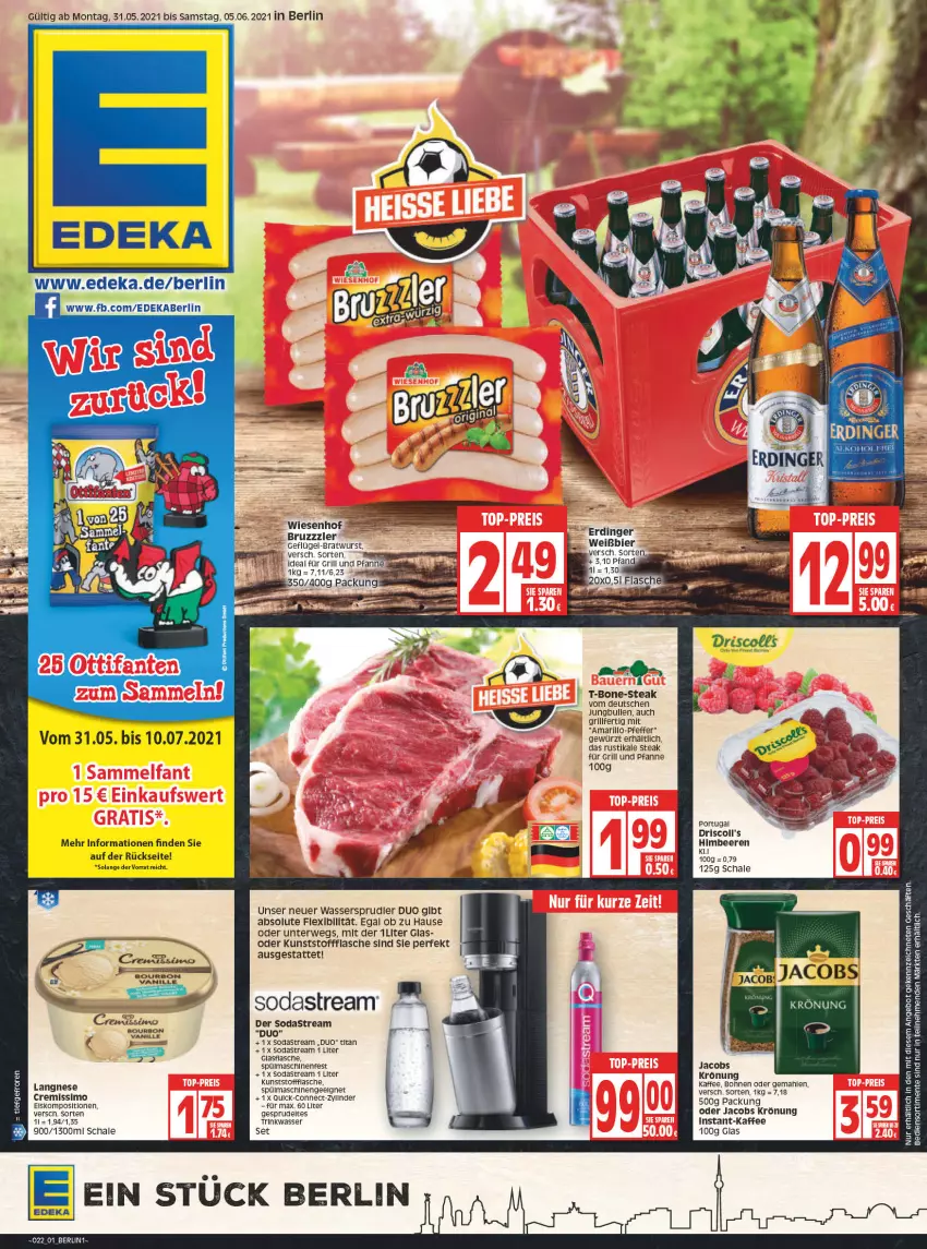 Aktueller Prospekt Edeka - Angebote der Woche - von 31.05 bis 05.06.2021 - strona 1