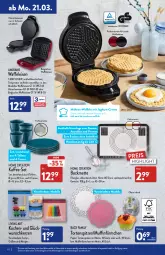 Gazetka promocyjna Aldi Nord - Aldi-Vorschau - Gazetka - ważna od 26.03 do 26.03.2022 - strona 10 - produkty: aldi, ambia, Backmatte, creme, dell, eis, elle, gin, hörnchen, joghur, joghurt, kaffee, kerze, kuchen, LG, Mode, möhren, Muffin, papier, reis, rezept, rezepte, Ria, spülmaschinen, tasse, teller, Ti, torte, Waffeleisen, waffeln, ZTE