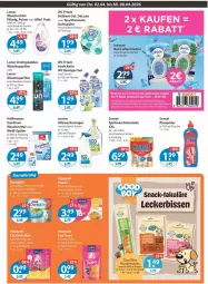Gazetka promocyjna Vmarkt - Prospekte - Gazetka - ważna od 08.04 do 08.04.2026 - strona 17 - produkty: allzweckreiniger, ente, flasche, Gardinen, hundesnack, hundesnacks, klarspüler, kraft, lenor, lenor waschmittel, Pods, reiniger, reiniger gel, snack, snacks, somat, spülmaschinen, spülmaschinentabs, Ti, wäscheparfüm, waschmittel, wc frisch, WC Frisch Kraft Aktiv, weck