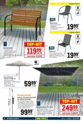 Gazetka promocyjna Metro - NonFood - Gazetka - ważna od 18.05 do 18.05.2022 - strona 16 - produkty: adapter, ampelschirm, Bank, Bau, eis, Garten, gartenbank, latte, LG, messer, säge, sonnenschirm, stapelstuhl, stuhl, Teleskop, Ti, top-hit, wasser
