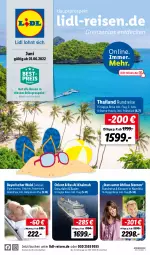 Gazetka promocyjna Lidl - Monatliche Reise-Highlights (SÜD) - Gazetka - ważna od 30.07 do 30.07.2022 - strona 1 - produkty: Bad, bestpreis, buch, decke, eier, eis, Germ, Popp, reis, Ti, uhr