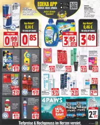 Gazetka promocyjna Edeka - Angebote der Woche - Gazetka - ważna od 17.06 do 17.06.2023 - strona 15 - produkty: alleinfuttermittel, arla, Bad, beutel, coca-cola, cola, deo, drink, duschbad, eier, eis, elvital, fanta, flasche, früchte, Haarlack, haarspray, henkel, ice tea, Kinder, kraft, l'oreal, lack, meridol, Mezzo Mix, nivea, nuss, pfanne, Pfanner, red bull, reis, rel, Schal, Schale, schaumfestiger, schwarzkop, schwarzkopf, sebamed, shampoo, spee, Sprudel, spülung, Taft, Ti, tiefpreis, trockenfutter, vita, vitakraft, vollwaschmittel, waschmittel, wasser