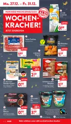 Gazetka promocyjna Aldi Nord - Aldi-Vorschau - Gazetka - ważna od 31.12 do 31.12.2021 - strona 12 - produkty: aldi, auer, aus der tiefkühlung, Bau, Bauer, Becher, brötchen, coppenrath, Dany, eis, gin, kracher, landliebe, landmilch, leerdammer, lyoner, milch, mousse, reifen, reis, rezept, sahne, salami, schinken, schoko, schokolade, Ti, trolli, Yo