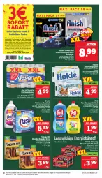 Gazetka promocyjna Marktkauf - Prospekt - Gazetka - ważna od 20.01 do 20.01.2024 - strona 10 - produkty: ball, eis, Finish, flasche, geschirr, geschirrspülmittel, küche, Küchen, küchentücher, papier, powerball, reis, snack, snacks, spülmittel, Ti, toilettenpapier, tücher, vollwaschmittel, waschmittel, ZTE