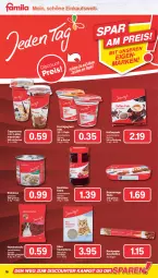 Gazetka promocyjna Famila - Prospekte - Gazetka - ważna od 08.10 do 08.10.2022 - strona 16 - produkty: ACC, Becher, beutel, Cap, cappuccino, chia, cin, discount, erdnüsse, filet, filets, frucht, fruchtjoghurt, hering, Herings, heringsfilets, hundesnack, hundesnacks, joghur, joghurt, joghurt mild, kaffee, kaffeepads, klumpstreu, konfitüre, konfitüre extra, latte, latte macchiato, mac, macchiato, papier, ring, sac, salz, snack, snacks