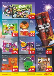 Gazetka promocyjna Netto Marken-Discount - Filial-Angebote - Gazetka - ważna od 22.10 do 22.10.2022 - strona 21 - produkty: angebot, bestpreis, beutel, chupa, eimer, eis, elle, erdnuss, henkel, Jugendfeuerwerk, Kinder, leds, leimer, nuss, papier, reis, rwe, snack, Ti, tisch, Tischfeuerwerk, trolli, ZTE