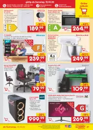 Gazetka promocyjna Netto Marken-Discount - Filial-Angebote - Gazetka - ważna od 22.10 do 22.10.2022 - strona 27 - produkty: angebot, backofen, Bau, cin, computer, eis, festplatte, gamer pc, garraum, gefrierfach, gefrierschrank, gtx, HDMI, herdset, hisense, Intel, küche, Küchen, küchenmaschine, latte, LG, Mode, monitor, ndk, nvidia, Ofen, pute, Schrank, schreibtisch, schubladen, ssd, stuhl, telefon, Ti, tisch, uhr, usb, versandkostenfrei, ZTE