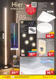 Gazetka promocyjna Netto Marken-Discount - Filial-Angebote - Gazetka - ważna od 22.10 do 22.10.2022 - strona 28 - produkty: auer, batterie, batterien, beleuchtung, bestpreis, decke, deckenleuchte, dimmer, eis, erde, fernbedienung, Lampe, LED Deckenleuchte, led-beleuchtung, Leuchte, Mode, Nachtlicht, ndk, reifen, reis, Schal, stehleuchte, Tasche, taschen, taschenlampe, Ti, timer, versandkostenfrei