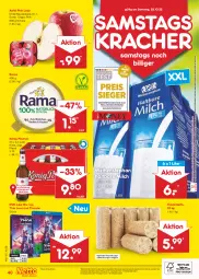 Gazetka promocyjna Netto Marken-Discount - Filial-Angebote - Gazetka - ważna od 22.10 do 22.10.2022 - strona 40 - produkty: angebot, angebote, apfel, bestpreis, blu-ray, briketts, discount, dvd, eis, Elan, haltbare milch, Holz, Holzbriketts, könig pilsener, kracher, marken-discount, milch, ndk, pils, pilsener, Pink Lady, rama, reis, Schal, Schale, Ti, versandkostenfrei, weihenstephan, ZTE