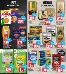 Gazetka promocyjna Hit - Prospekte - Gazetka - ważna od 19.02 do 19.02.2022 - strona 12 - produkty: Becher, bio, Blüte, cerealien, dallmayr, dovgan, eis, elle, erde, flasche, goldsaft, grafschafter, honig, jacobs, Jacobs Gold, kaffee, kaffeekapseln, kaffeepads, Kellogg‘s, kondensmilch, konfitüre, langnese, löslicher kaffee, Meßmer, milch, mövenpick, Nescafé, reis, saft, sim, tassimo, tee, teller, Ti, zucker