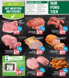 Gazetka promocyjna Hit - Prospekte - Gazetka - ważna od 19.02 do 19.02.2022 - strona 4 - produkty: auer, bacon, bio, braten, bratwurst, eis, elle, fleisch, geschnetzeltes, gewürz, grobe bratwurst, hackfleisch, hackfleisch gemischt, kasseler, Kette, kotelett, lachs, Meister, mit zwiebeln, monitor, natur, pute, reis, Ria, rind, ring, rouladen, Schal, Schale, schwein, schweine, schweinenacken, schweinerücken, Sport, steak, steaks, teller, Ti, tisch, wein, weine, wurst, Zelt, ZTE, zwiebel, zwiebeln