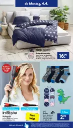Gazetka promocyjna AldiSud - ALDI Aktuell - Gazetka - ważna od 09.04 do 09.04.2022 - strona 6 - produkty: aldi, alle artikel ohne dekoration, Bau, baumwolle, bett, bettwäsche, bürste, bürsten, dekoration, dell, eis, elle, gin, kissen, kleid, Kleidung, kopfkissen, LG, Mode, reis, renforcé-bettwäsche, Ria, socken, Ti, wolle, ZTE