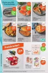 Gazetka promocyjna Tegut - Angebote der Woche - Gazetka - ważna od 09.09 do 09.09.2023 - strona 10 - produkty: angebot, angebote, antipasti, aqua, asti, bio, creme, dekoration, dressing, eis, elle, feinkost, filet, fisch, Fisch und Meeresfrüchte, fleisch, forelle, früchte, garnelen, geback, gin, grill, HP, ideal zum grillen, karotten, kirsch, krone, lachs, lachsfilet, Makrele, mandarine, mandarinen, marinade, meeresfrüchte, mit gemüse, natur, olive, oliven, paprika, pfanne, Quiche, reis, rel, saft, salat, seelachsfilet, Ti, tisch, würfel