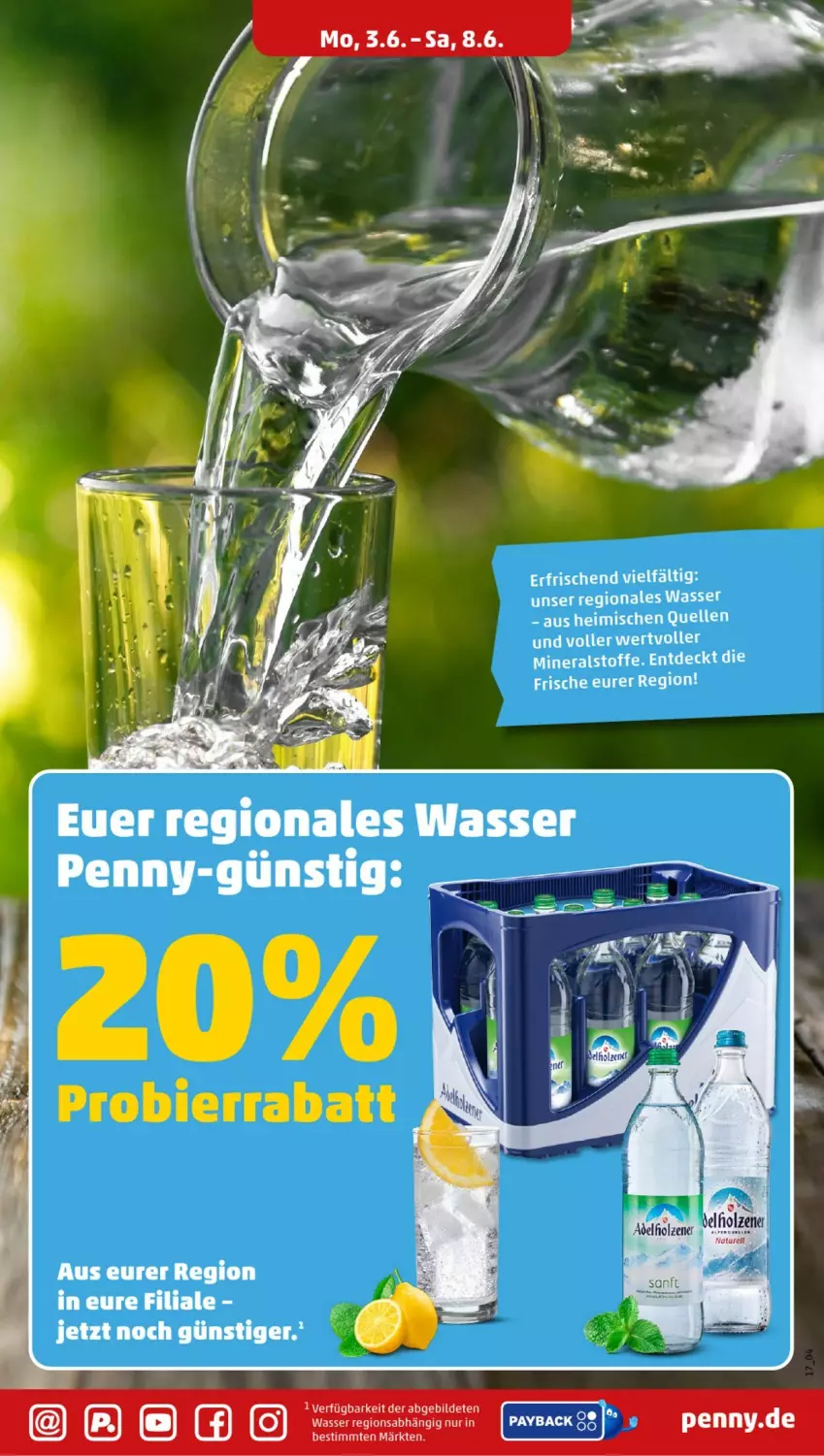 Aktueller Prospekt Penny - Prospekte - von 03.06 bis 08.06.2024 - strona 23 - produkty: dell, eis, elle, payback, Ti, wasser