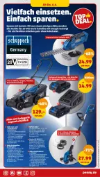 Gazetka promocyjna Penny - Prospekte - Gazetka - ważna od 08.06 do 08.06.2024 - strona 25 - produkty: akku, akku-rasenmäher, Brei, eis, erde, Germ, K2, LG, messer, rasen, rasenmäher, rasentrimmer, Rauch, salat, Schal, Schere, Strauchschere, Teleskop, Ti, tisch