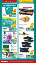 Gazetka promocyjna Penny - Prospekte - Gazetka - ważna od 08.06 do 08.06.2024 - strona 6 - produkty: ariel, Blüte, eis, feuchttücher, Freizeitschuhe, latte, lenor, lenor weichspüler, pampers, Pods, pril, Ria, sandwich, schuhe, Ti, tücher, universal pulver, weichspüler