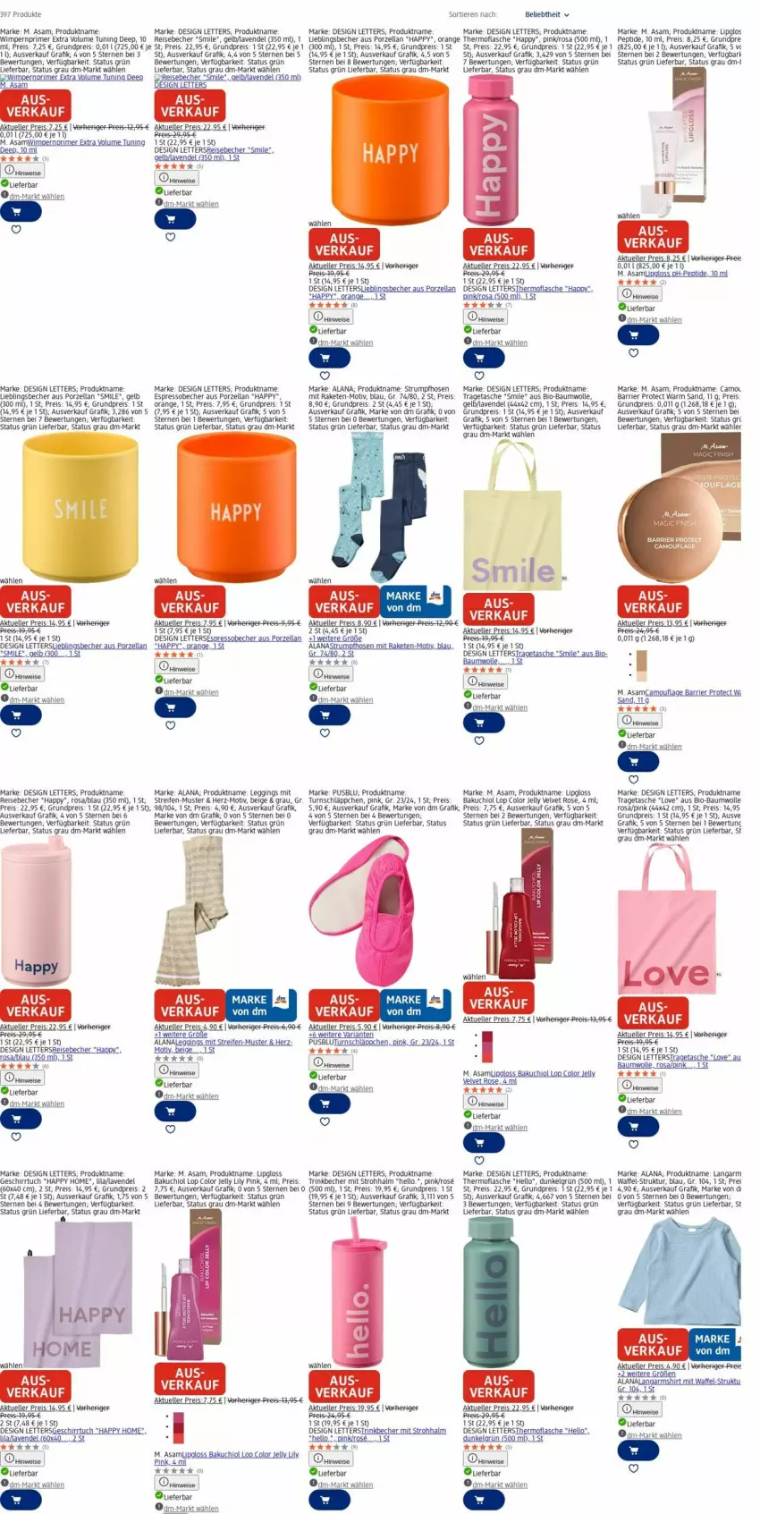 Aktueller Prospekt Dm Drogerie - Prospekte - von 03.11 bis 12.11.2025 - strona 1 - produkty: Bau, baumwolle, Becher, bio, bio-baumwolle, brie, eis, elle, espresso, flasche, geschirr, geschirrtuch, gin, hose, hosen, lavendel, leggings, LG, Lipgloss, orange, Raketen, reifen, reis, Ria, rum, Strumpfhose, Tasche, Ti, Tiere, tragetasche, trinkbecher, tuc, usb, velvet, wolle