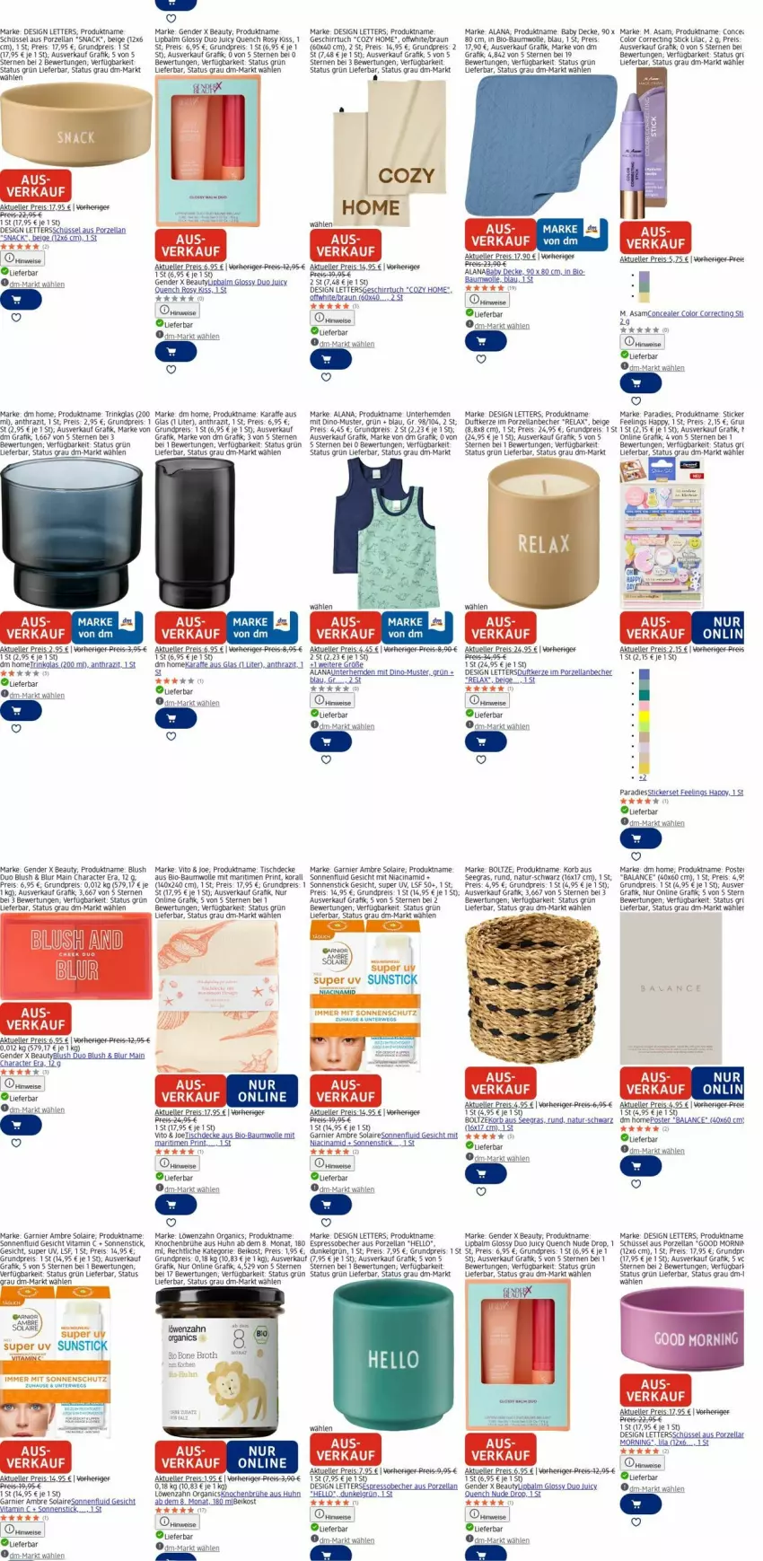 Aktueller Prospekt Dm Drogerie - Prospekte - von 03.11 bis 12.11.2025 - strona 3 - produkty: Ambre Solaire, Bau, baumwolle, Becher, bio, bio-baumwolle, braun, brot, Brühe, cin, decke, Duftkerze, eis, elle, espresso, garnier, geschirr, geschirrtuch, hemd, hemden, Karaffe, kerze, korb, LG, natur, Omep, reis, rel, rwe, schüssel, snack, sonnenschutz, Ti, tisch, tischdecke, trinkglas, tuc, Unterhemd, unterhemden, vita, Vitamin C, Wels, wolle, Yo