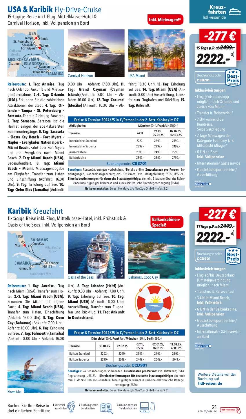 Aktueller Prospekt Lidl - Rundreisen & Kreuzfahrten - von 13.03 bis 15.04.2024 - strona 21 - produkty: auer, aust, axe, Bad, balkonkabine, bett, buch, eis, Elektro, Glade, hama, inklusivleistungen, kreuzfahrten, reis, reiseveranstalter, reiseverlauf, Sport, telefon, Ti, tisch, uhr, usb