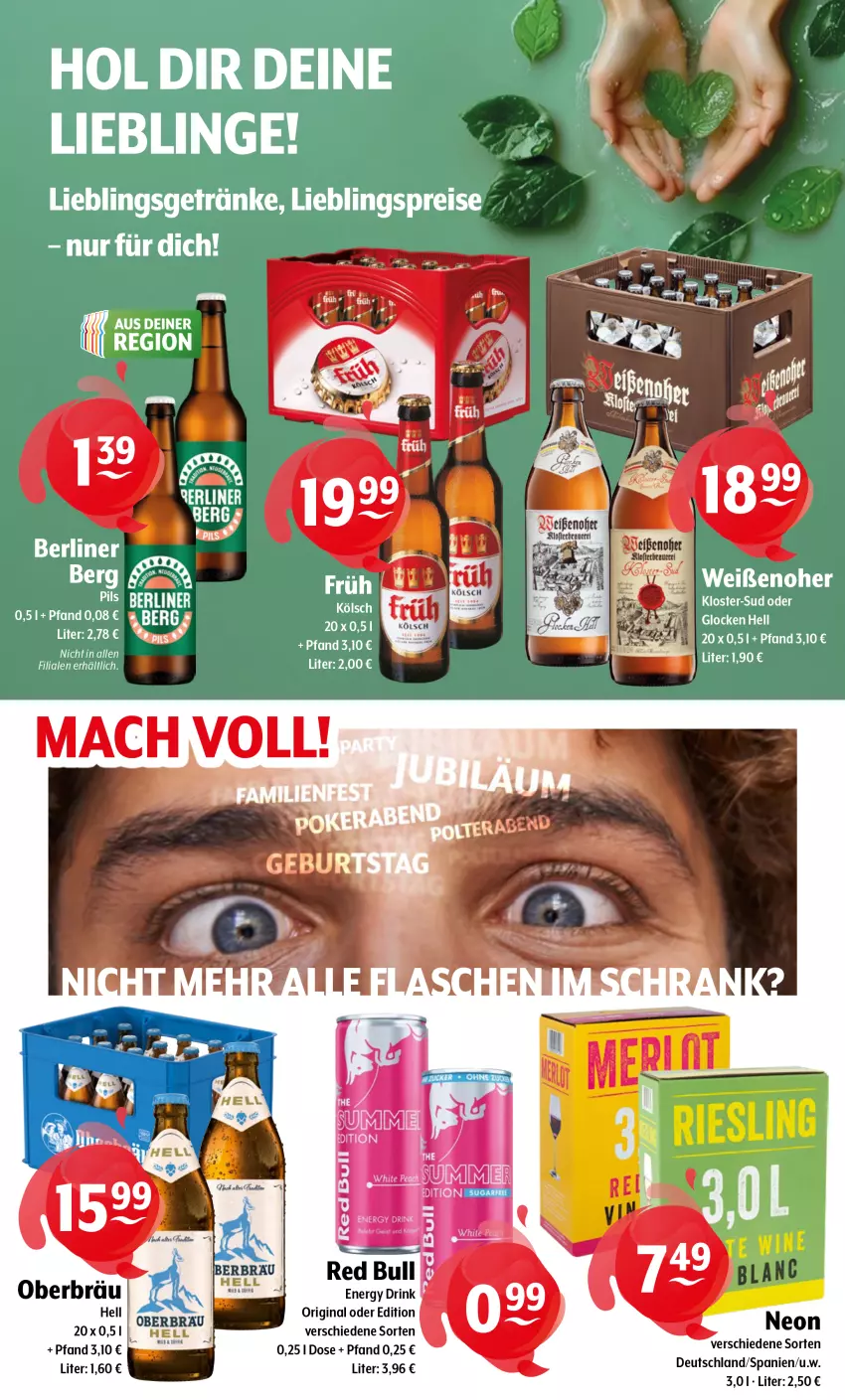 Aktueller Prospekt Getraenke Hoffmann - Prospekte - von 18.08 bis 23.08.2025 - strona 9 - produkty: berliner, drink, eis, energy drink, getränk, getränke, gin, reis, tee, Ti