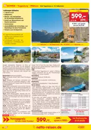 Gazetka promocyjna Netto Marken-Discount - Reisemagazin Januar - Gazetka - ważna od 31.01 do 31.01.2022 - strona 12 - produkty: anreisetermine, appenzeller, aust, auto, axe, Bad, Beba, Brei, buch, decke, dusche, Egger, eis, elle, ente, erde, gin, individuelle abreise, leine, rama, reis, reiseveranstalter, reiseverlauf, rezept, rum, saison anreisetermine, sessel, steiner, Stier, Ti, Tiere, uhr, wasser, Wild