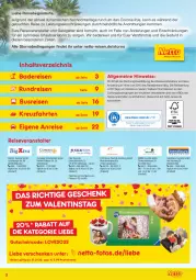 Gazetka promocyjna Netto Marken-Discount - Reisemagazin Januar - Gazetka - ważna od 31.01 do 31.01.2022 - strona 2 - produkty: auer, Bad, Berger, Brei, buch, busreisen, corona, drucker, eis, Engel, gutschein, Holz, kerze, kreuzfahrten, LG, merci, reis, reiseveranstalter, Ti, trendtours touristik gmbh, uhr