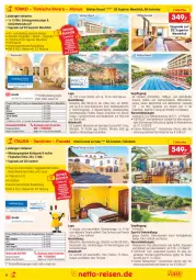 Gazetka promocyjna Netto Marken-Discount - Reisemagazin Januar - Gazetka - ważna od 31.01 do 31.01.2022 - strona 6 - produkty: alkohol, alkoholische getränke, Bad, ball, buch, corona, dusche, eier, eis, ente, Fahrrad, Fußball, Garten, Gesichtsmaske, getränk, getränke, kaffee, kuchen, Liege, Maske, pool, pril, rama, reis, reiseveranstalter, rezept, rum, schirme, snack, snacks, sonnenschirm, Sport, suppe, telefon, Ti, tücher, uhr, wasser, wasserrutsche, wein, wellnessbereich, zimmerbeispiel