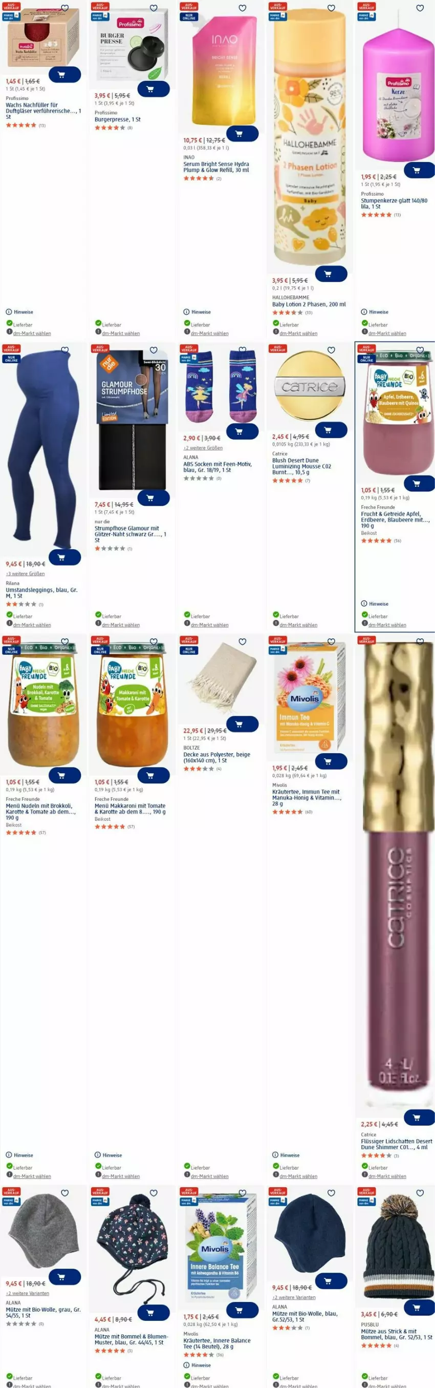 Aktueller Prospekt Dm Drogerie - Prospekte - von 30.06 bis 09.07.2025 - strona 2 - produkty: akku, apfel, arla, beere, beutel, bio, Blaubeer, blaubeere, blume, blumen, brokkoli, burger, decke, eier, eis, erdbeere, freche freunde, frucht, gin, Gläser, honig, hose, kerze, kräuter, leggings, Lotion, mousse, Mütze, nudel, nudeln, nuk, Profissimo, rum, SANTE, Serum, sim, socken, Strumpfhose, tee, Ti, tomate, vita, wolle