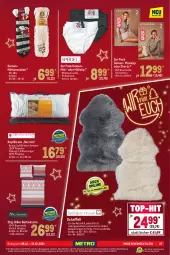 Gazetka promocyjna Metro - NonFood - Gazetka - ważna od 15.12 do 15.12.2021 - strona 27 - produkty: Bau, baumwolle, bett, bettwäsche, bree, eis, , Fahrrad, heimtextilien, kissen, kleid, Kleidung, kopfkissen, Kugel, LG, Mode, natur, reis, Schaffell, schuhe, shorts, slip, socken, Sport, Ti, wolle