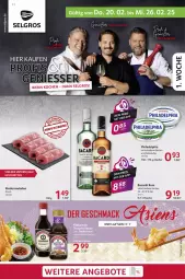 Gazetka promocyjna Selgros - Food - Gazetka - ważna od 26.02 do 26.02.2025 - strona 1 - produkty: bacardi, bacardi rum, Becher, eis, flasche, Kraut, kräuter, LG, philadelphia, reis, rind, rinder, Rinderroulade, rinderrouladen, rouladen, rum, Ti