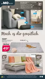 Gazetka promocyjna Netto - Woche 3 - Gazetka - ważna od 21.01 do 21.01.2023 - strona 12 - produkty: armlehnen, auer, decke, hörnchen, kissen, Kuschelweich, lamm, mac, Ria, sessel, sitzkissen, Tasche, teppich, Ti, wolle, ZTE