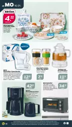 Gazetka promocyjna Netto - Woche 3 - Gazetka - ważna od 21.01 do 21.01.2023 - strona 8 - produkty: auer, backofen, Becher, brita, decke, Deckel, Elan, Elektro, filterkaffee, garraum, geschirr, kaffee, kaffeemaschine, Maxtra, müsli, Müslischale, Ofen, rel, Schal, Schale, severin, spülmaschinen, tablet, tablett, tasse, tee, teekanne, Ti, timer, wasser, wasserfilter, ZTE