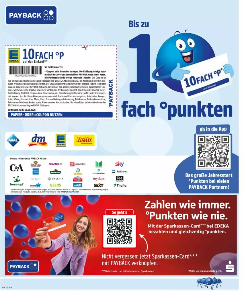 Aktueller Prospekt Edeka - Prospekte - von 26.01 bis 31.01.2026 - strona 10 - produkty: angebot, buch, coupon, deka, elle, erde, guthabenkarte, gutschein, gutscheine, LG, milch, payback, Rauch, tee, telefon, Ti, Yo