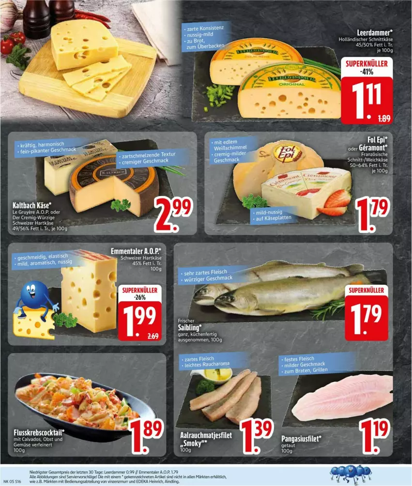 Aktueller Prospekt Edeka - Prospekte - von 26.01 bis 31.01.2026 - strona 18 - produkty: filet, hartkäse, holländischer schnittkäse, Käse, leerdammer, Pangasius, schnittkäse, schweizer hartkäse, tee, Ti