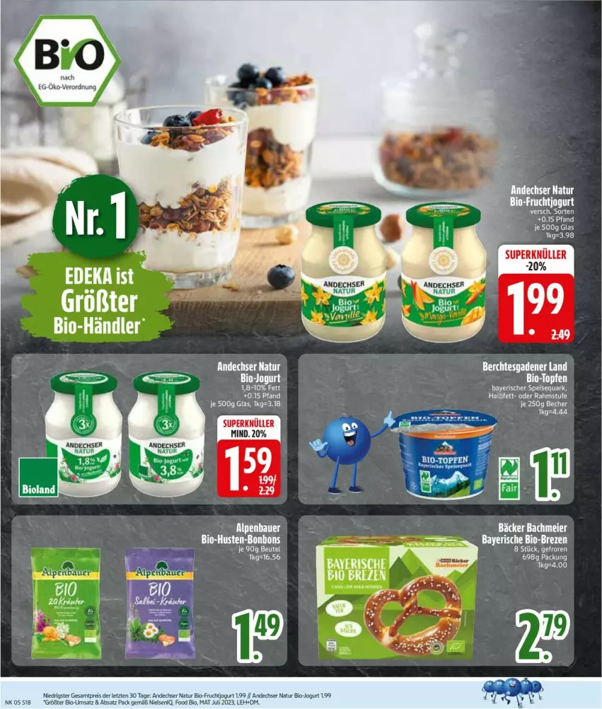 Aktueller Prospekt Edeka - Prospekte - von 26.01 bis 31.01.2026 - strona 20 - produkty: andechser natur, bio, Bio-Fruchtjogurt, deka, eis, frucht, jogurt, natur, quark, reis, speisequark, Ti, topf, Topfen, wein, ZTE