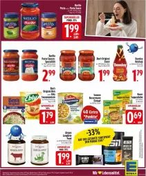 Gazetka promocyjna Edeka - Prospekte - Gazetka - ważna od 31.01 do 31.01.2026 - strona 15 - produkty: barilla, beutel, buch, develey, eier, eintopf, eis, elle, flasche, gin, hühner, knorr, lebensmittel, pasta, pasta-sauce, pesto, reis, rind, rinder, sauce, saucen, Spezi, suppe, suppen, suppenliebe, teller, Ti, topf, ZTE