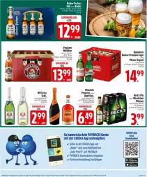Gazetka promocyjna Edeka - Prospekte - Gazetka - ważna od 31.01 do 31.01.2026 - strona 23 - produkty: alkohol, beck's, bier, budweiser, deka, ecco, eis, flasche, mionetto, mm extra, Paula, paulaner, payback, pils, pilsner, prosecco, radler, sekt, steiner, Ti, warsteiner, ZTE