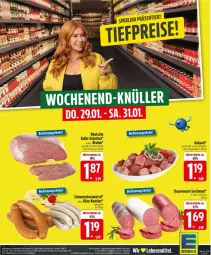 Gazetka promocyjna Edeka - Prospekte - Gazetka - ważna od 31.01 do 31.01.2026 - strona 30 - produkty: auer, deka, gulasch, Käse, knacker, lebensmittel, schwein, Ti, wein, wurst