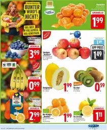 Gazetka promocyjna Edeka - Prospekte - Gazetka - ważna od 31.01 do 31.01.2026 - strona 4 - produkty: beutel, bio, bio-zitronen, deka, eis, gemuse, honig, honigmelone, kiwi, melone, navelina, obst, orange, orangen, reis, tafeläpfel, Ti, zitrone, zitronen