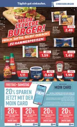 Gazetka promocyjna Combi - Prospekte - Gazetka - ważna od 17.09 do 17.09.2022 - strona 11 - produkty: Becher, beko, brötchen, burger, coupon, coupons, develey, eduscho, eis, feinkost, flasche, gutschein, gutscheine, hamburger, hamburger brötchen, heinz, hochland, Käse, käsescheiben, ketchup, mc cain, reis, ring, röstzwiebeln, sauce, saucen, Schmelzkäse, Tchibo, Ti, ZTE, zwiebel, zwiebeln