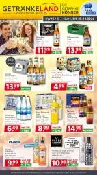 Gazetka promocyjna Getraenkeland - Gazetka - ważna od 24.04 do 24.04.2026 - strona 1 - produkty: aktionspreis, alkohol, Alwa, aperitif, bestpreis, bestpreise, bismarck, eis, elle, flasche, gin, köstritzer, limette, limo, Lübzer, mars, Mett, mineralwasser, orange, Paula, paulaner, pils, reis, Spezi, Three Sixty, Ti, urtyp, veltins, vodka, wasser, zitrone