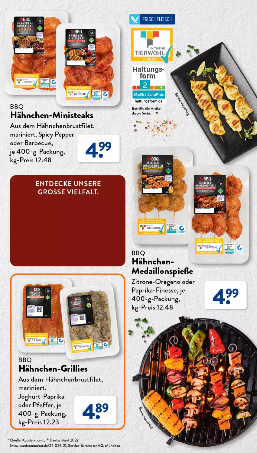 Aktueller Prospekt AldiSud - EIGENMARKEN-VIELFALT FÜR JEDEN GESCHMACK. - von 30.05 bis 03.06.2023 - strona 19 - produkty: barbecue, decke, eis, elle, filet, finesse, hahnchen, joghur, joghurt, medaillons, monitor, paprika, pfeffer, reis, steak, steaks, tee, Ti, zitrone