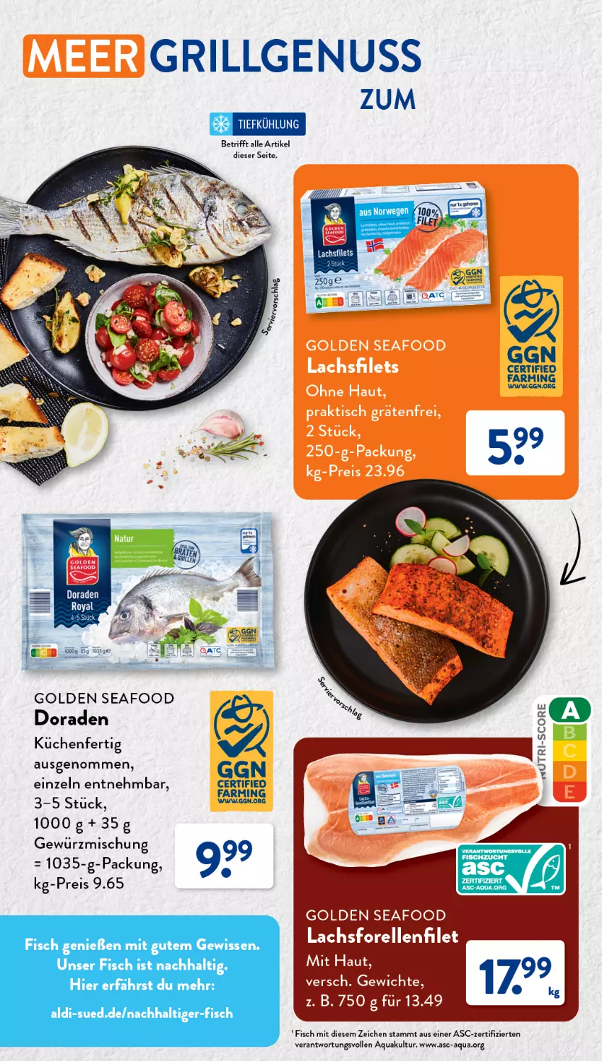 Aktueller Prospekt AldiSud - EIGENMARKEN-VIELFALT FÜR JEDEN GESCHMACK. - von 30.05 bis 03.06.2023 - strona 20 - produkty: aldi, aqua, Dorade, eis, fisch, gewürz, Gewürzmischung, grill, küche, Küchen, LG, nuss, reis, Ti